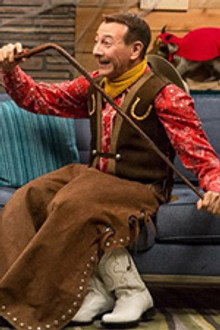 Pee Wee Herman Wears a Halloween Costume