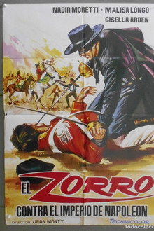 Zorro, the Navarra Marquis poster