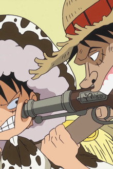 An Explosive Situation! Luffy vs. Fake Luffy!