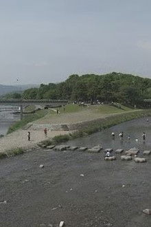 Kyoto: Kamo River Delta in Youth