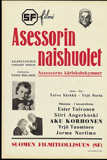Asessorin naishuolet poster