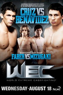 WEC 50: Cruz vs. Benavidez 2 poster