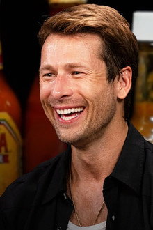 Glen Powell Needs a Wingman While Eating Spicy Wings
