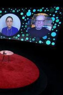 Emicida, Fernanda Vasconcellos and Marcelo Tas