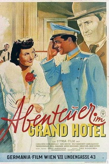 Adventure in the Grand Hotel poster