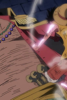 Jet Pistol of Anger! Luffy vs. Blackbeard!