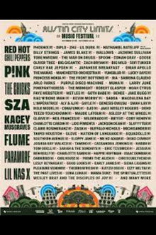 Paramore: Austin City Limits Music Festival 2022 poster