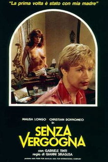Senza vergogna poster