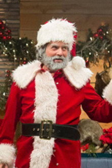 Zach Galifianakis Wears a Santa Suit