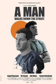 A Man Walks Down the Street poster