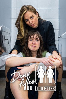 Deux filles aux toilettes poster