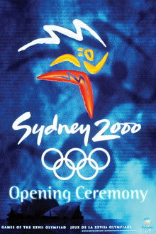 Sydney 2000 Olympic Opening Ceremony poster