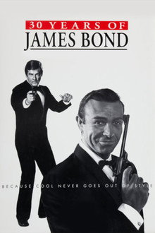 30 Years of James Bond poster