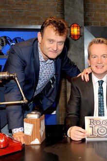 Cilla Black, Hugh Dennis and Mel Giedroyc