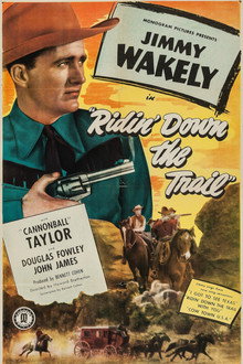 Ridin' Down the Trail poster
