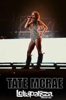 Tate McRae: Lollapalooza Argentina 2025 poster