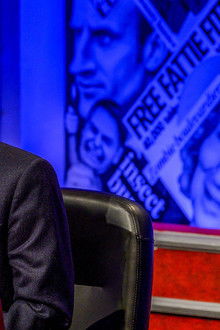 Alexander Armstrong, Joe Lycett and Kirsty Wark