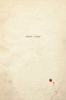Before I Sleep poster