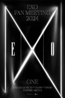 2024 EXO FAN MEETING : ONE poster