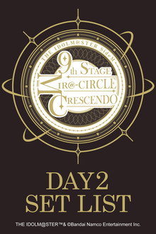 THE IDOLM@STER SideM 9th STAGE ~MIR＠-CIRCLE CRESCENDO~ (DAY 2) poster