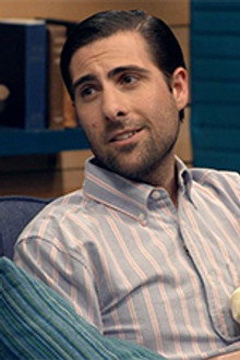Jason Schwartzman Wears a Striped Shirt & High Top Sneakers