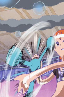 Nami's Decision! Fire at the Out-Of-Control Chopper!