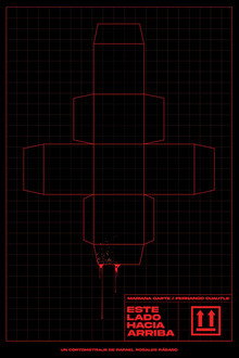 Este lado hacia arriba poster