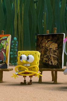 Painting with Squidward