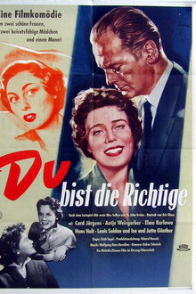 Du bist die Richtige poster