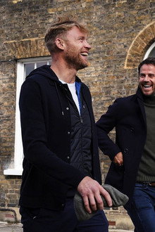 Jamie Redknapp and Freddie Flintoff