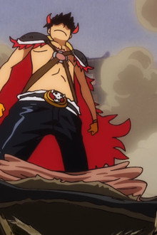 Thinking of Otama! Luffy’s Furious Strike!