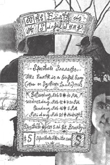 The Earth Is a Sinful Song poster