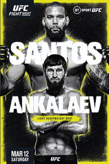 UFC Fight Night 203: Santos vs. Ankalaev poster