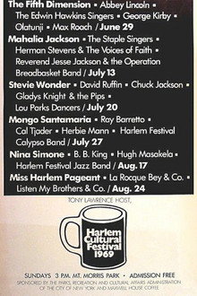 Black Woodstock poster