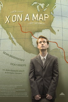 X on a Map poster