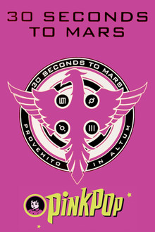 30 Seconds To Mars - Pinkpop 2007 poster