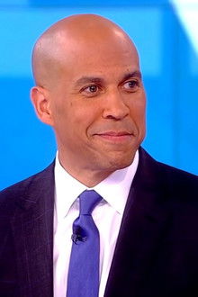 Cory Booker and Mary Wilson