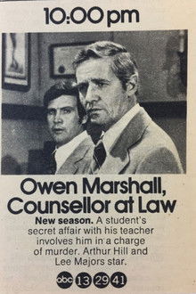 Owen Marshall: Counselor at Law poster