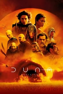 "Duna: Parte Dois" continua a explorar a viagem de Paul Atreides que agora se une a Chani e aos Fremen para vingar a conspiração que destruiu a sua família. Ao enfrentar uma escolha entre o amor e o destino do universo, lutará para evitar o futuro terrível que só ele pode prever.