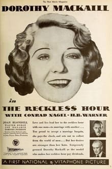 Poster do filme The Reckless Hour