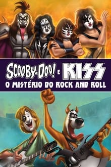 Poster do filme Scooby-Doo! e Kiss: O Mistério do Rock and Roll