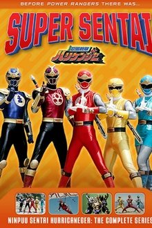 Poster da série Esquadrão Ninjas do Vento Hurricanger