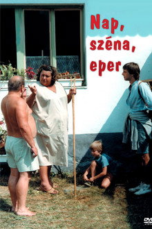 Nap, széna, eper