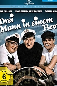 Drei Mann in einem Boot