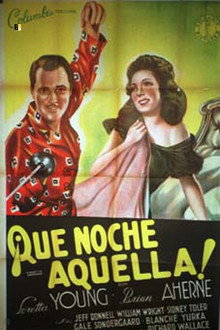 ¡Qué noche aquella!