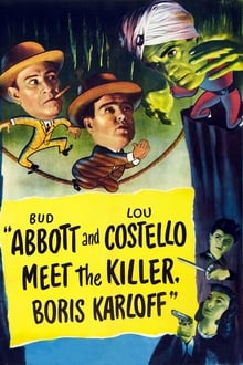 Abbott and Costello Meet the Killer, Boris Karloff movie poster