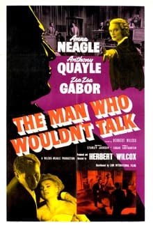 Poster do filme The Man Who Wouldn't Talk