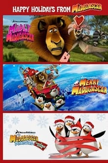 Poster da série Dreamworks Happy Holidays from Madagascar