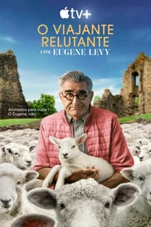 Poster da série O Viajante Relutante, com Eugene Levy