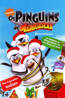 Poster do filme Os Pinguins de Madagascar em uma Missão de Natal